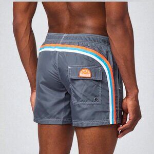 Sundek	light poly swim shorts in medium grey men's 32 NWOT